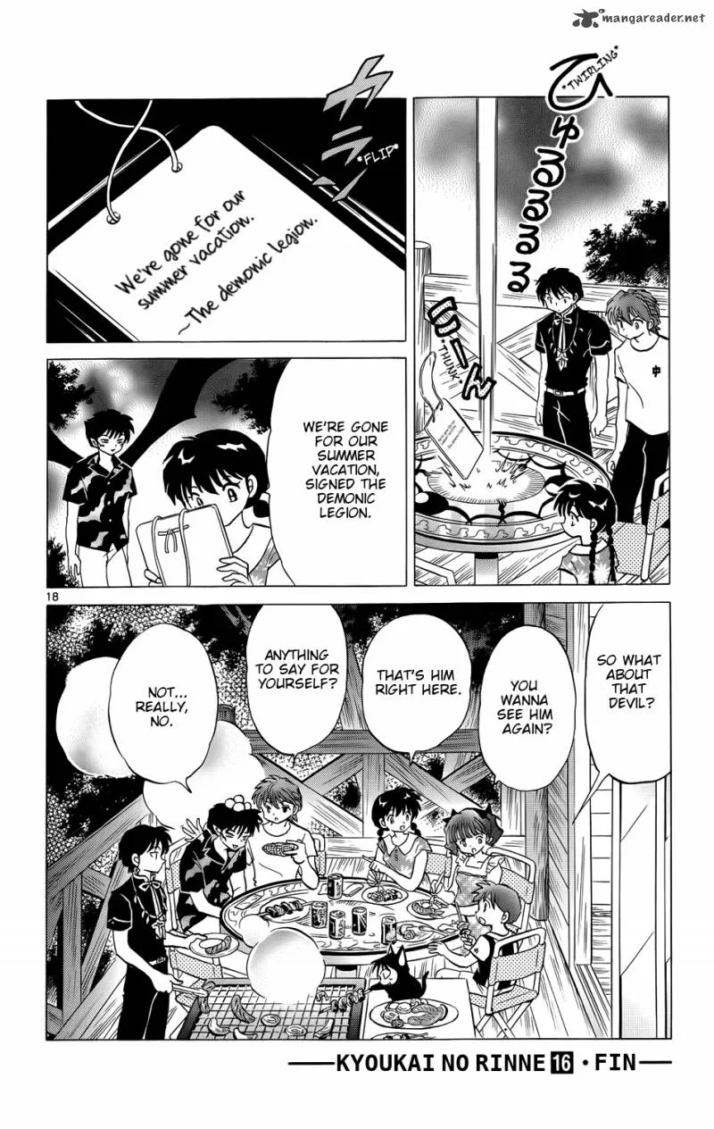Kyoukai no Rinne Chapter 158 page 18