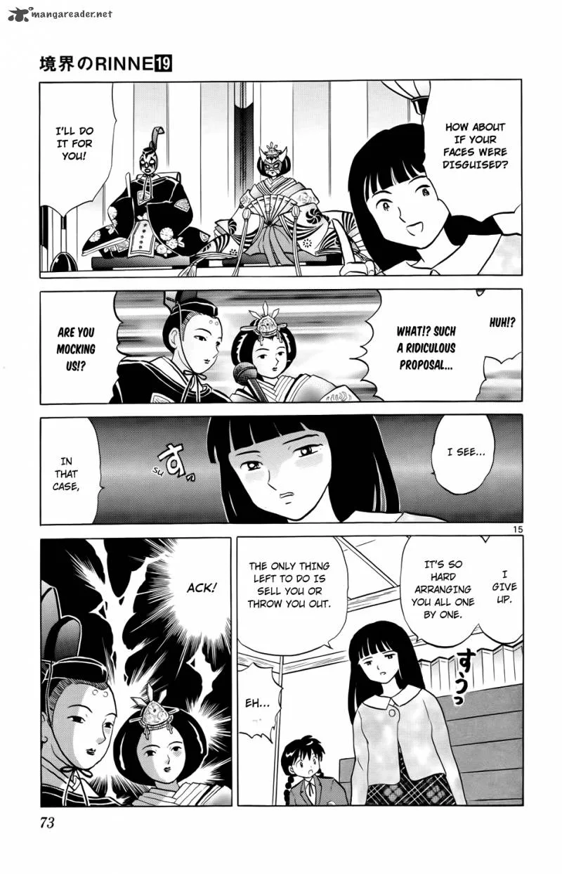 Kyoukai no Rinne Chapter 182 page 15