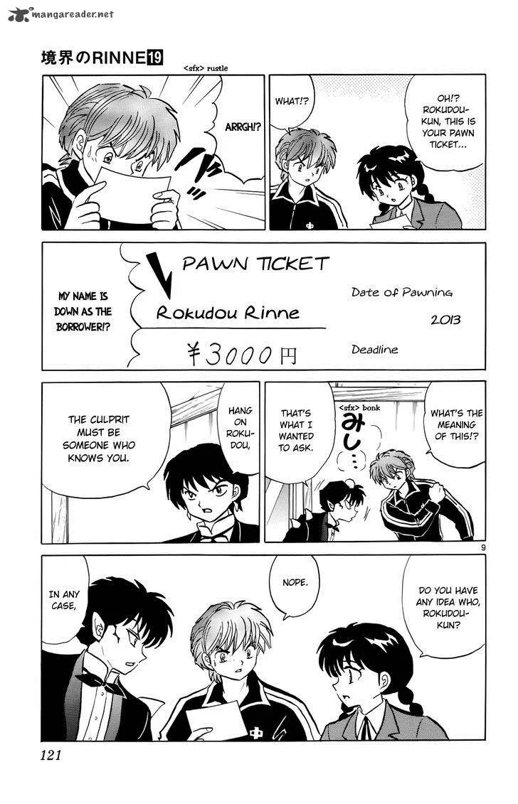 Kyoukai no Rinne Chapter 185 page 9