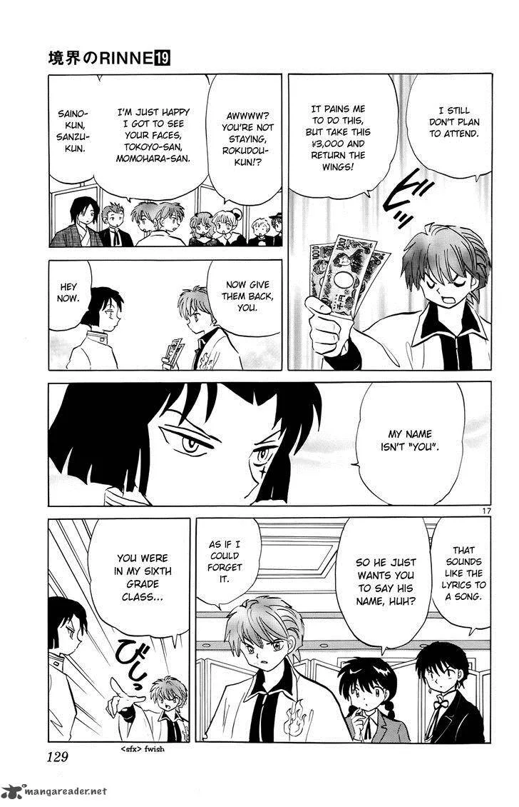 Kyoukai no Rinne Chapter 185 page 17