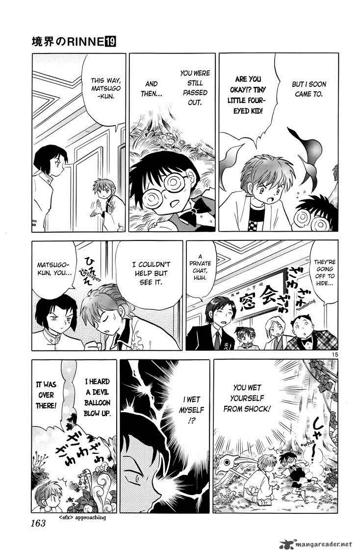 Kyoukai no Rinne Chapter 187 page 15
