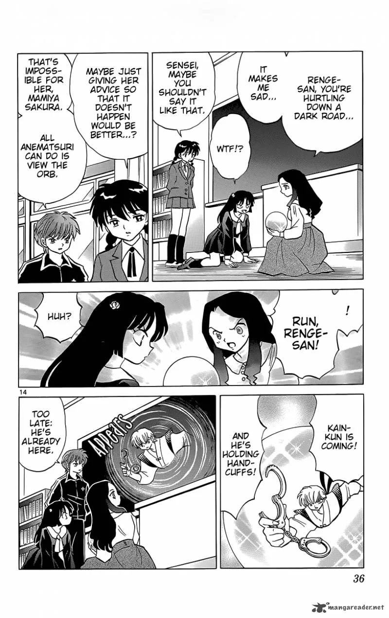 Kyoukai no Rinne Chapter 210 page 14