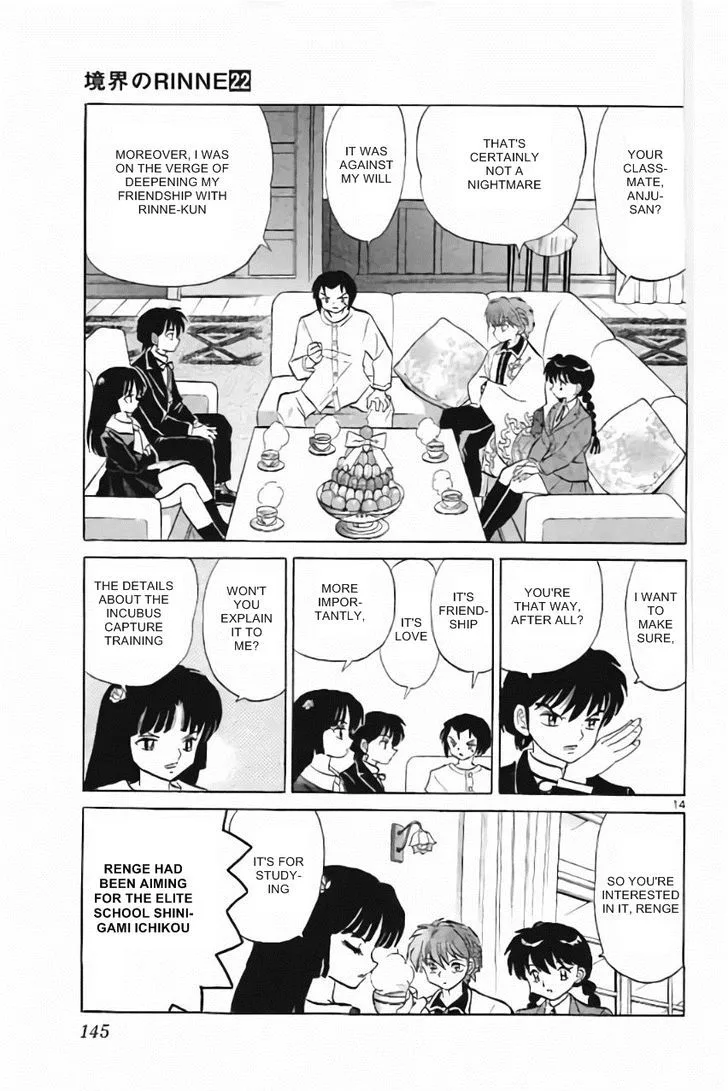 Kyoukai no Rinne Chapter 216 page 14