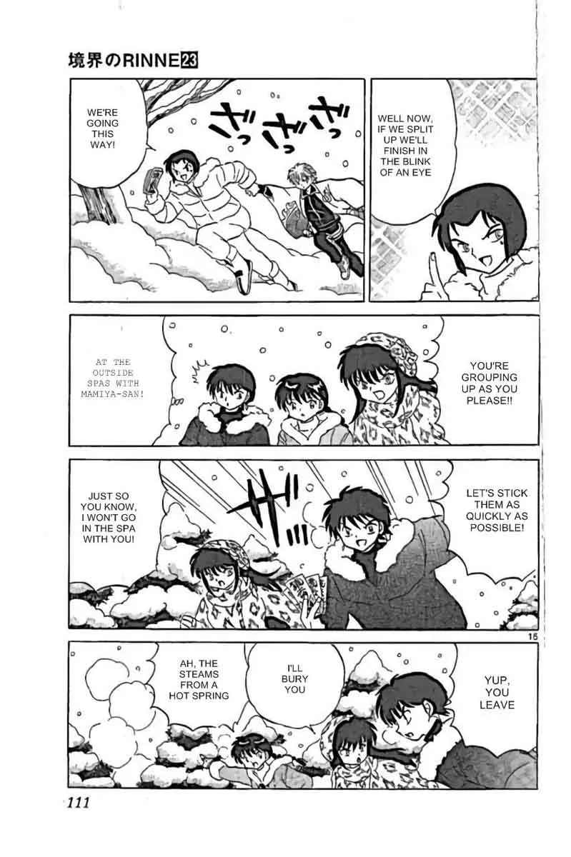 Kyoukai no Rinne Chapter 224 page 15