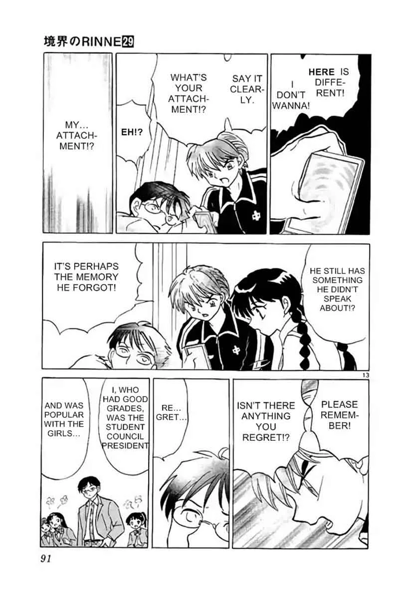 Kyoukai no Rinne Chapter 283 page 13
