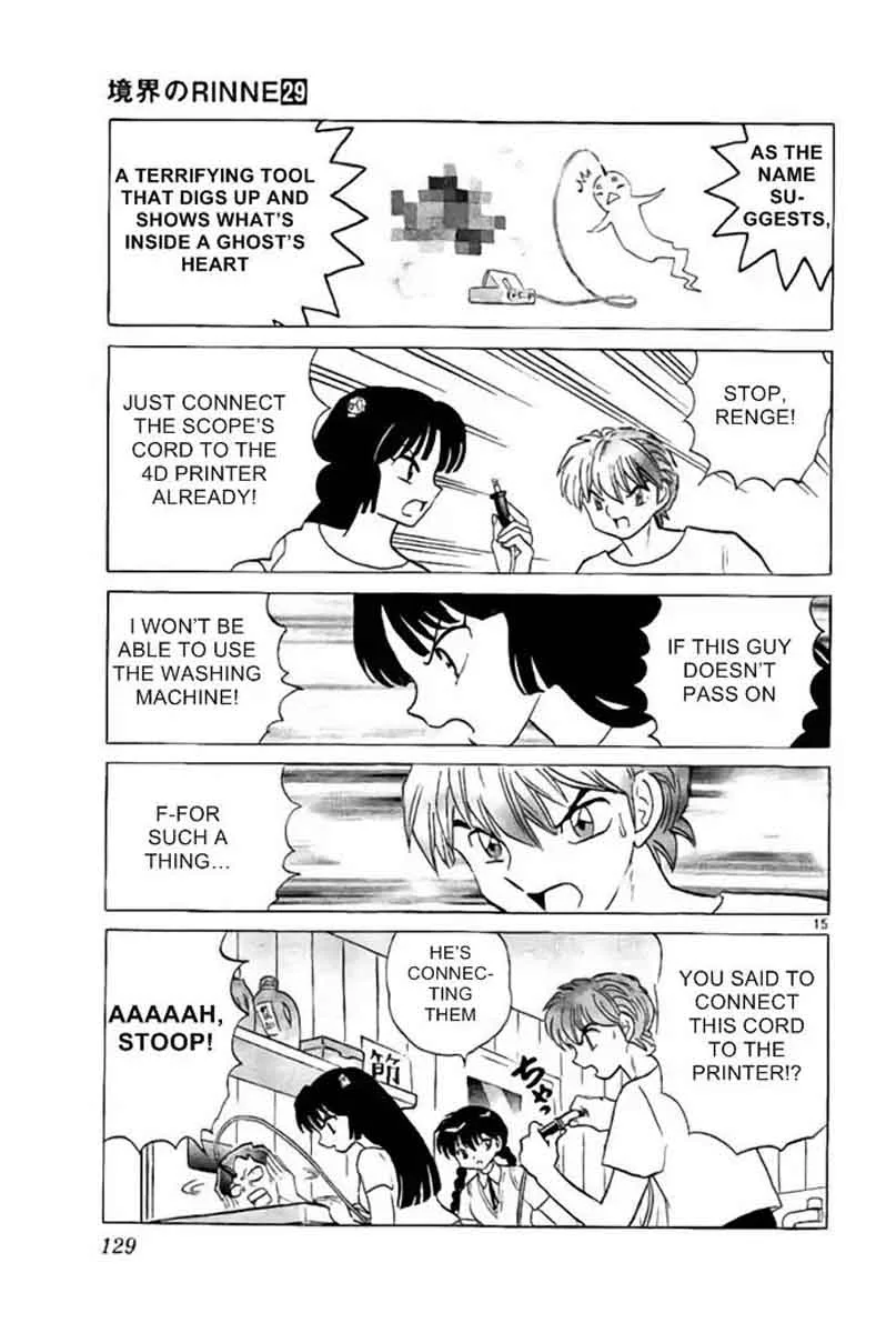 Kyoukai no Rinne Chapter 285 page 15