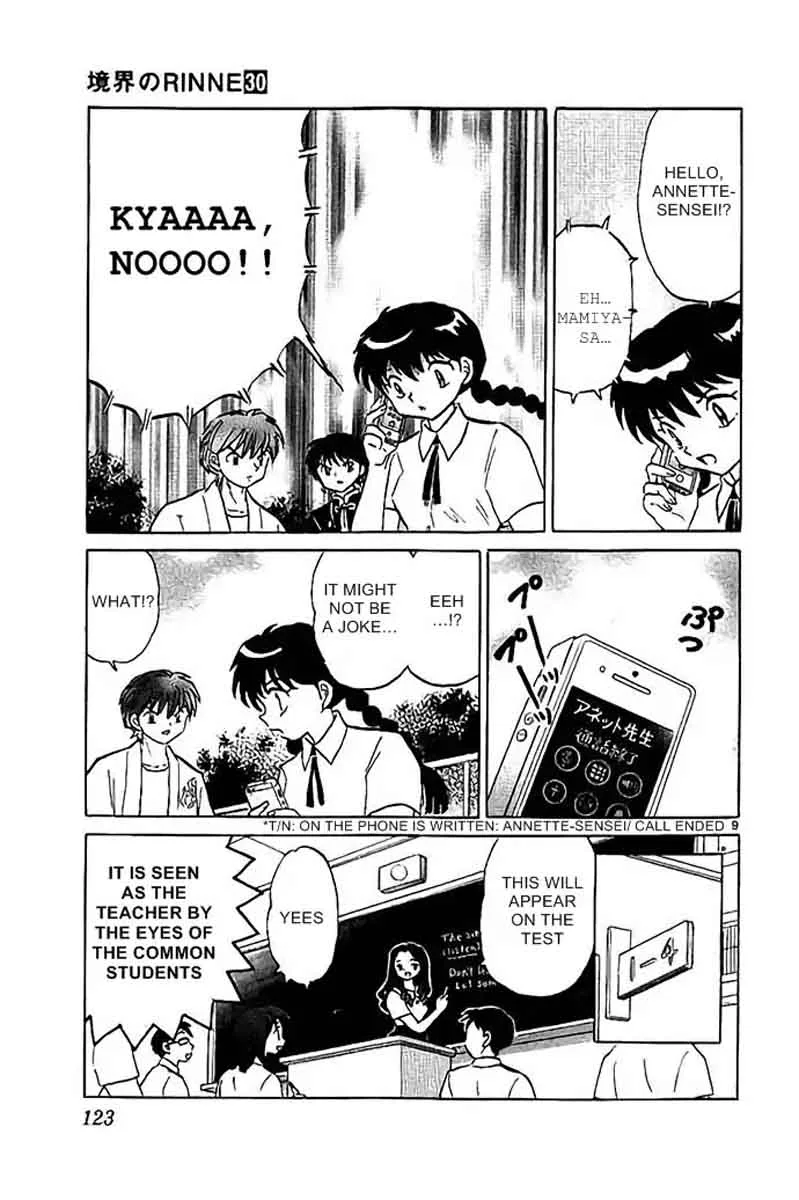 Kyoukai no Rinne Chapter 295 page 9