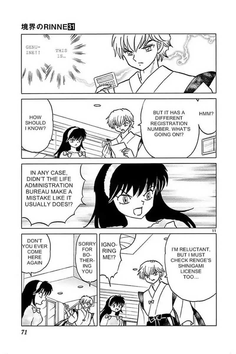 Kyoukai no Rinne Chapter 302 page 11