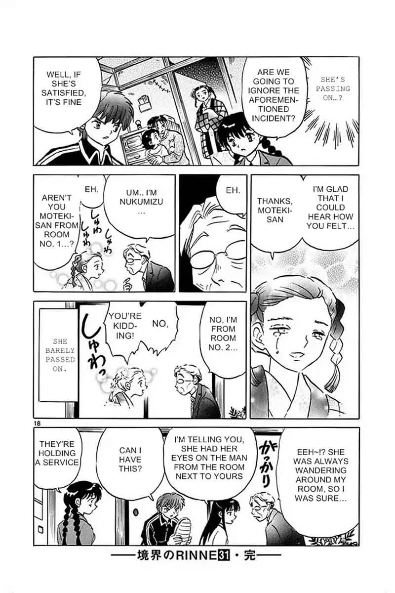 Kyoukai no Rinne Chapter 308 page 18