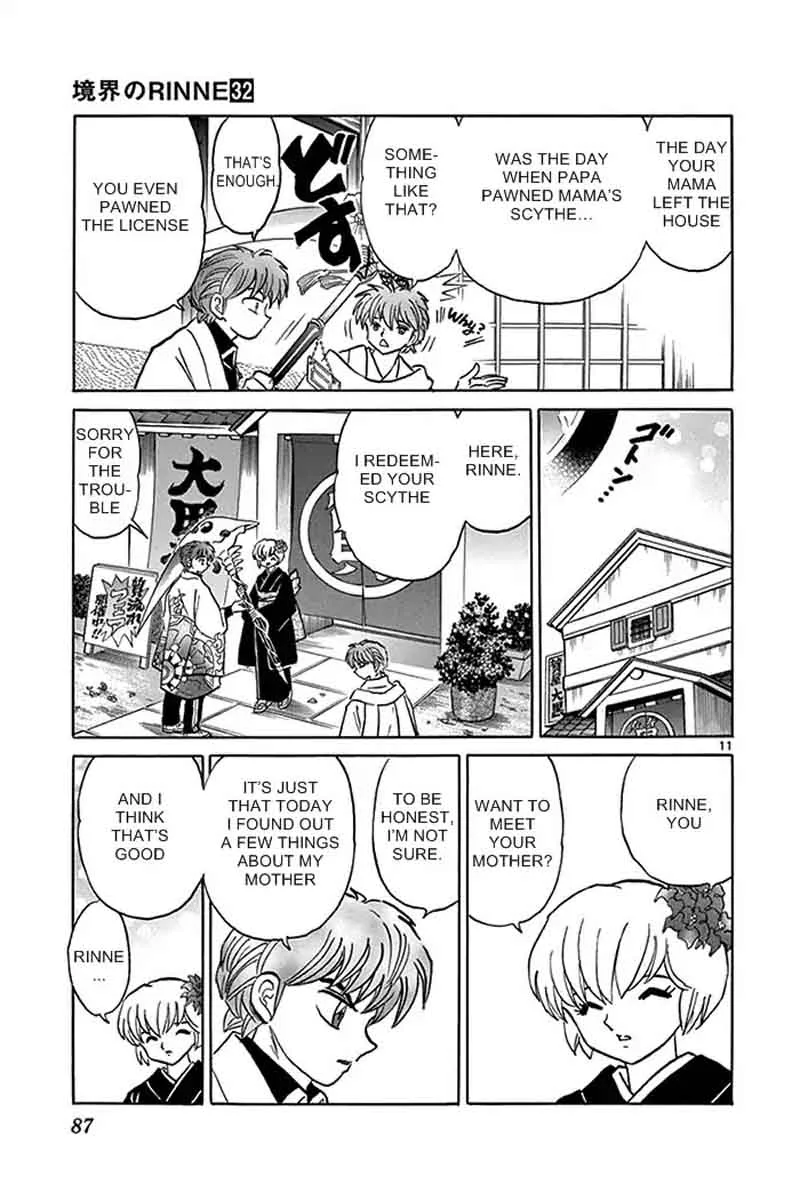 Kyoukai no Rinne Chapter 313 page 11