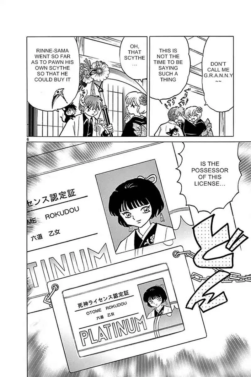 Kyoukai no Rinne Chapter 313 page 6