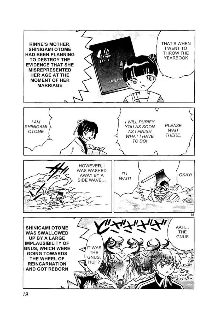 Kyoukai no Rinne Chapter 319 page 15