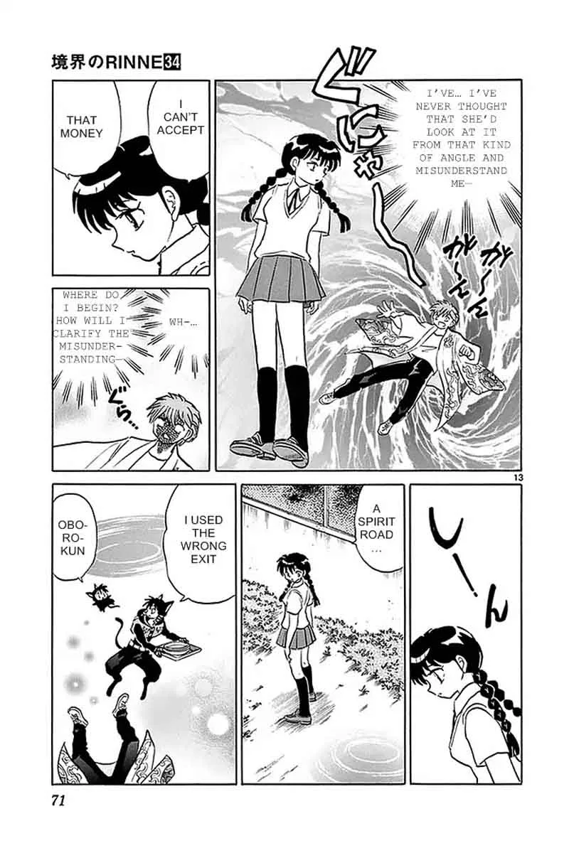 Kyoukai no Rinne Chapter 332 page 13