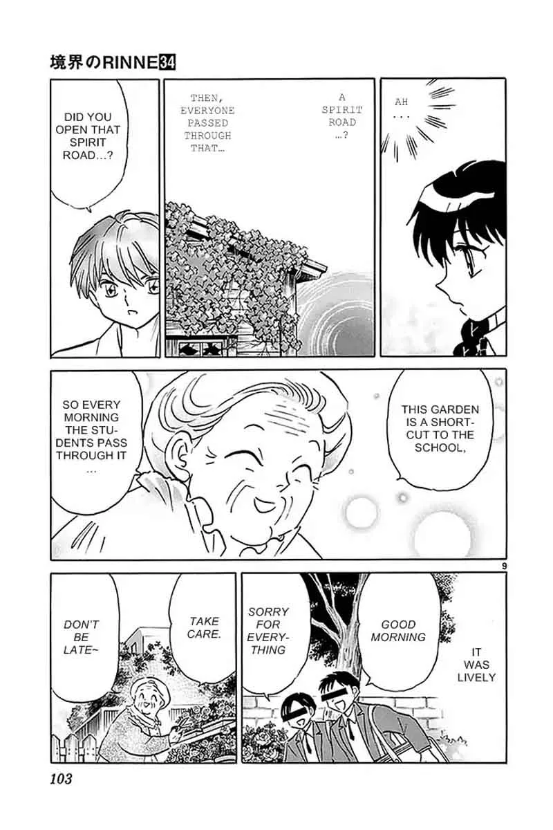 Kyoukai no Rinne Chapter 334 page 9