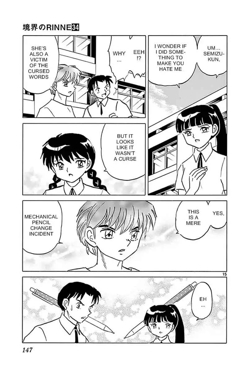 Kyoukai no Rinne Chapter 336 page 15