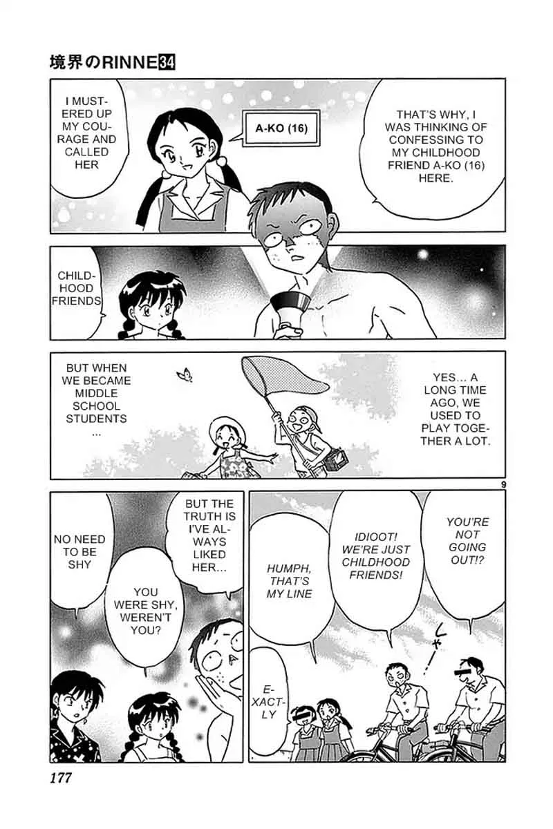 Kyoukai no Rinne Chapter 338 page 9