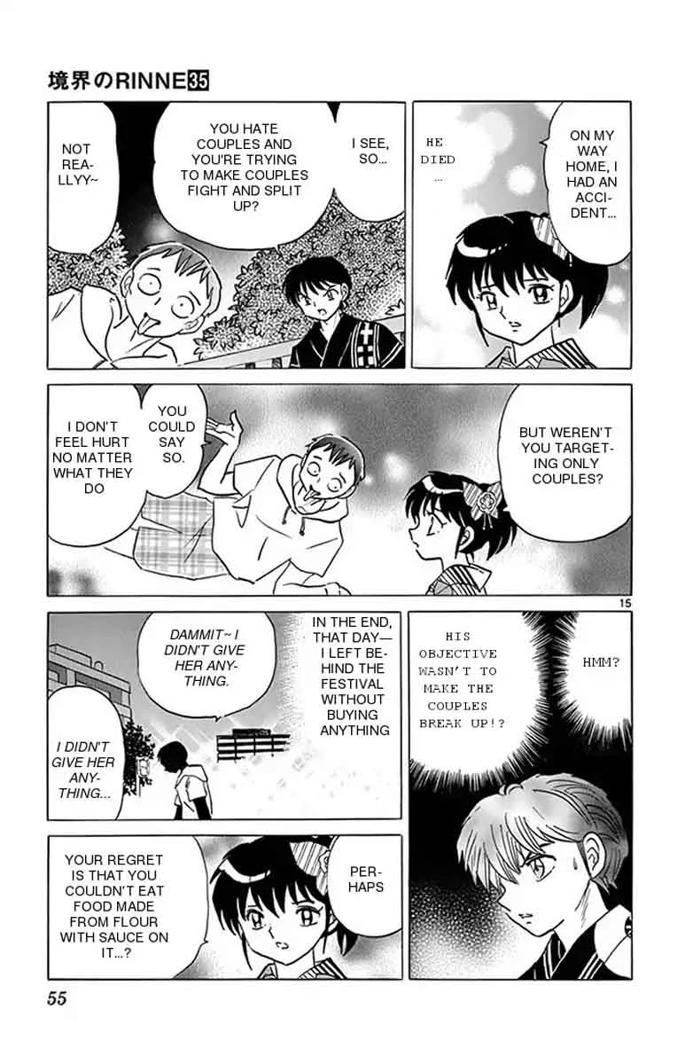 Kyoukai no Rinne Chapter 341 page 15