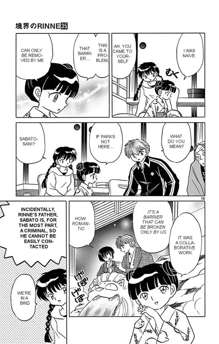 Kyoukai no Rinne Chapter 345 page 10