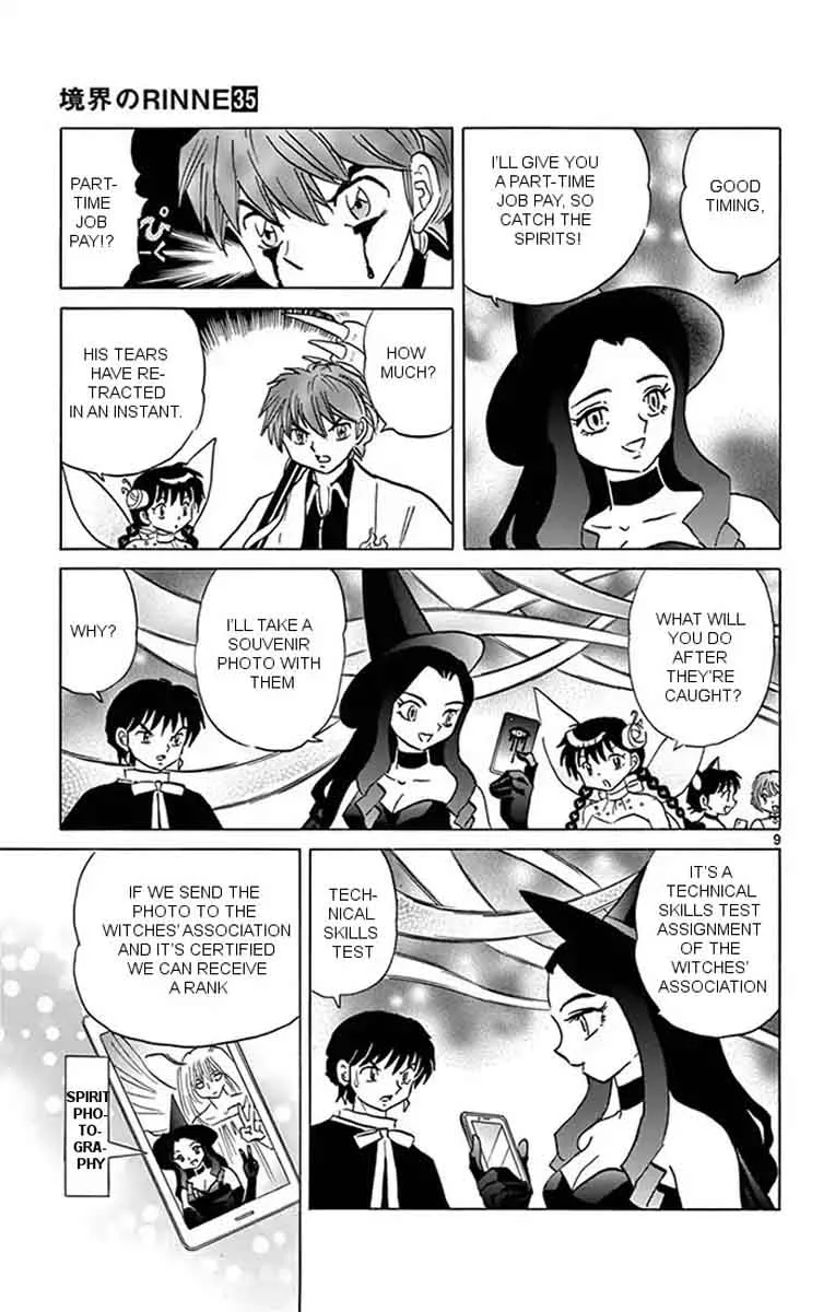 Kyoukai no Rinne Chapter 348 page 9