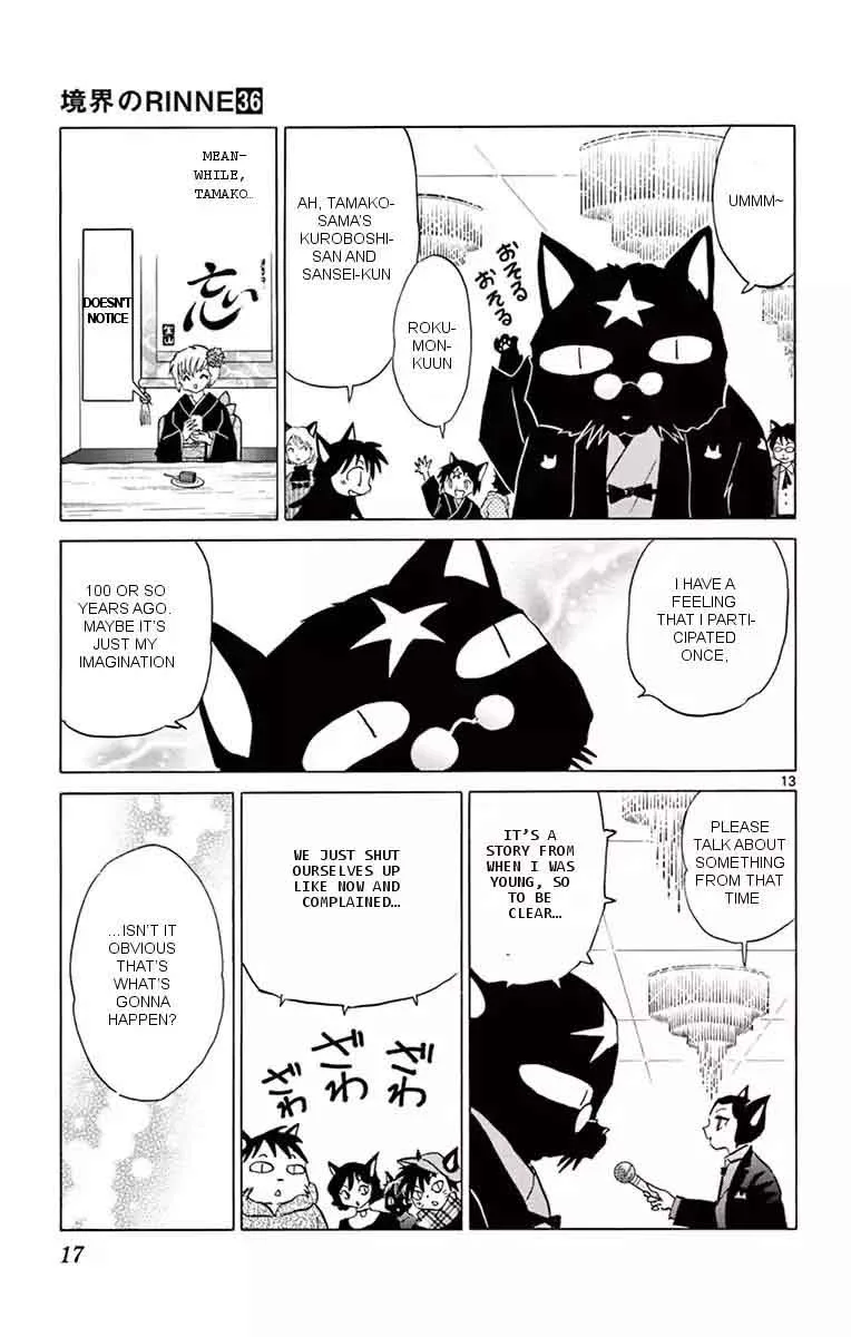 Kyoukai no Rinne Chapter 349 page 13