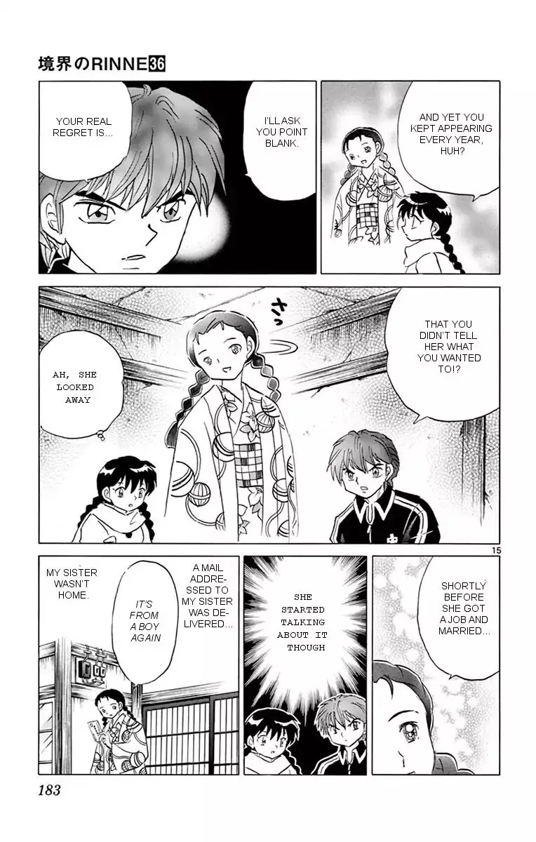 Kyoukai no Rinne Chapter 358 page 15