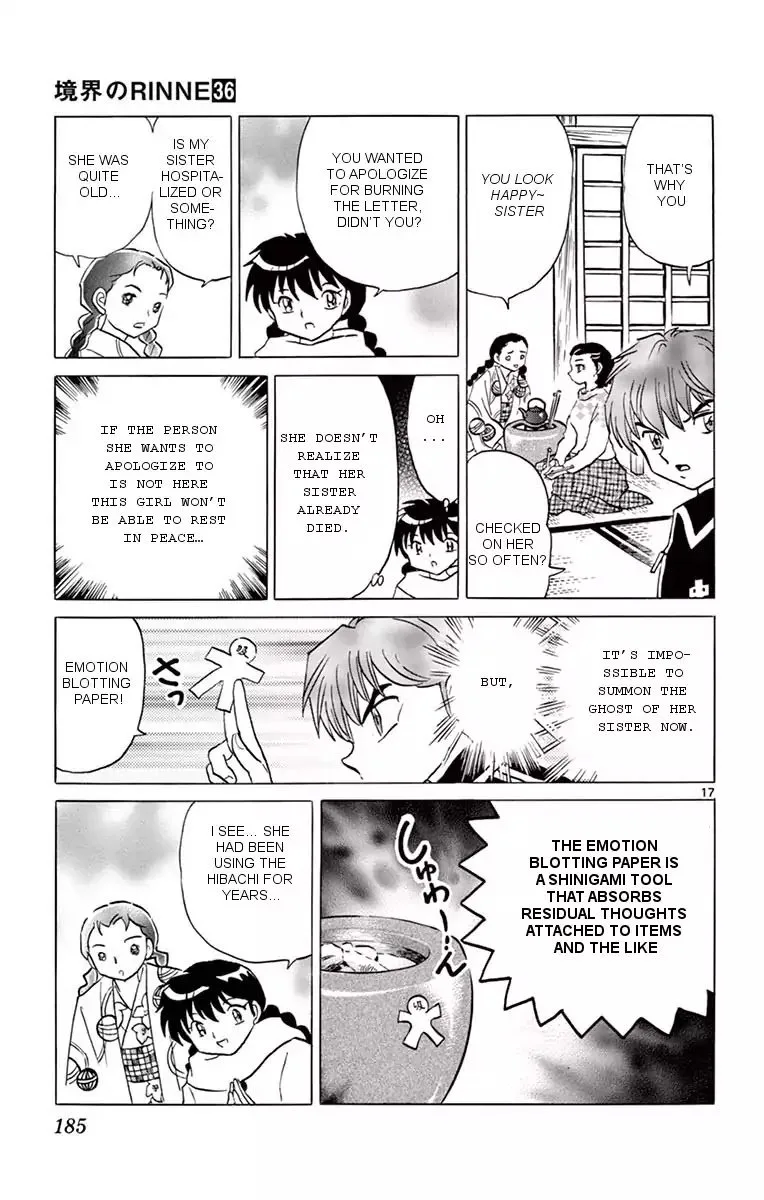 Kyoukai no Rinne Chapter 358 page 17