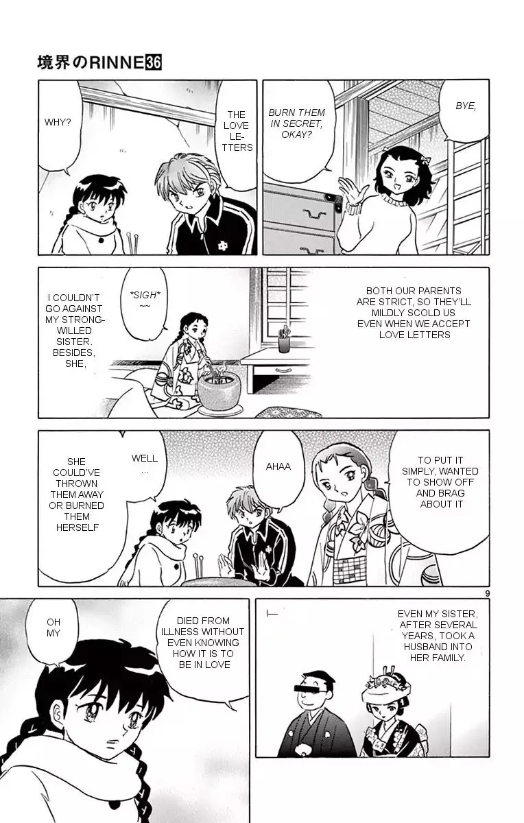 Kyoukai no Rinne Chapter 358 page 9