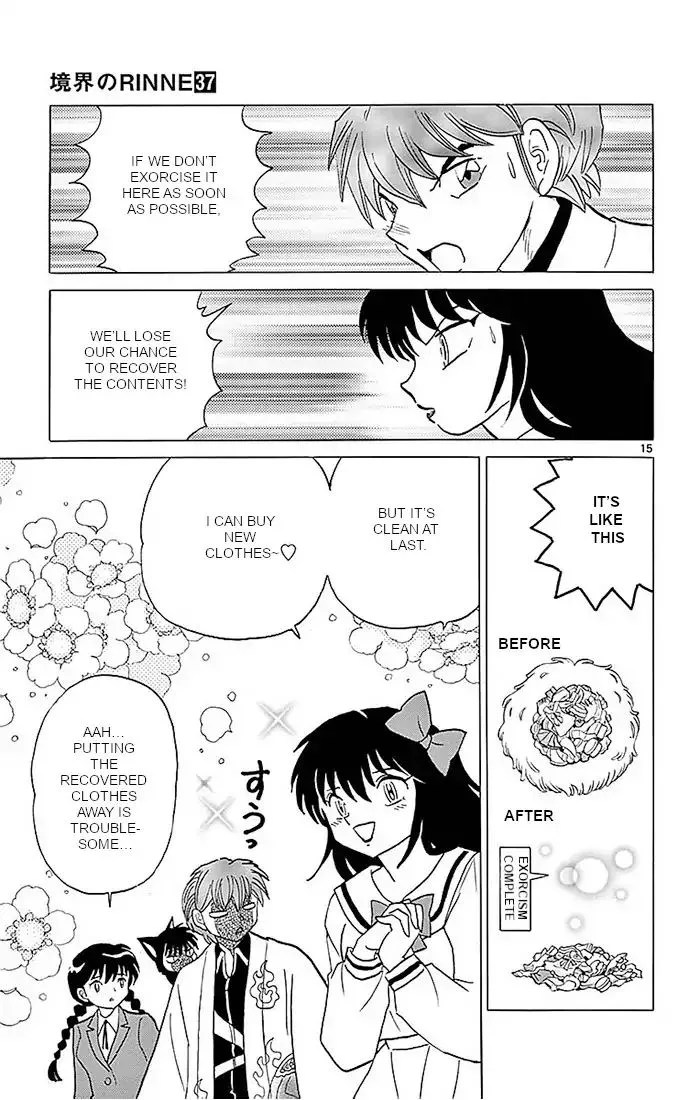 Kyoukai no Rinne Chapter 366 page 15
