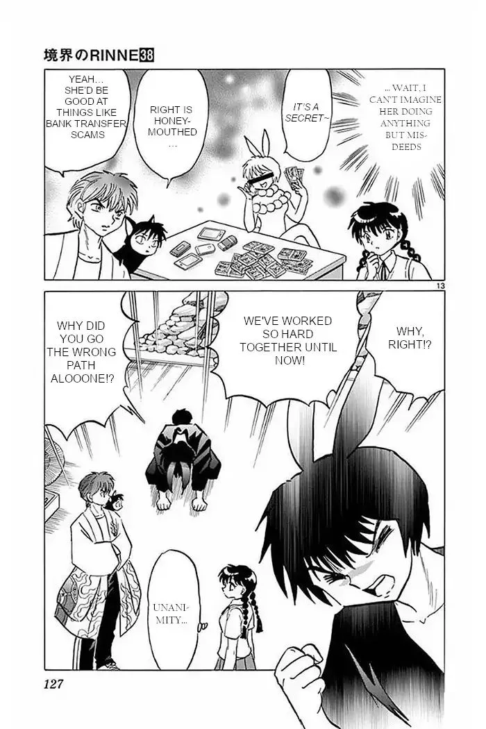 Kyoukai no Rinne Chapter 375 page 13