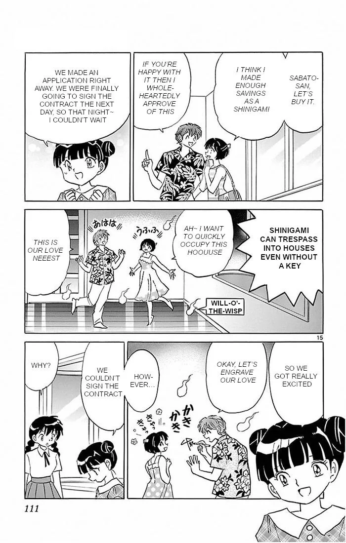 Kyoukai no Rinne Chapter 384 page 15