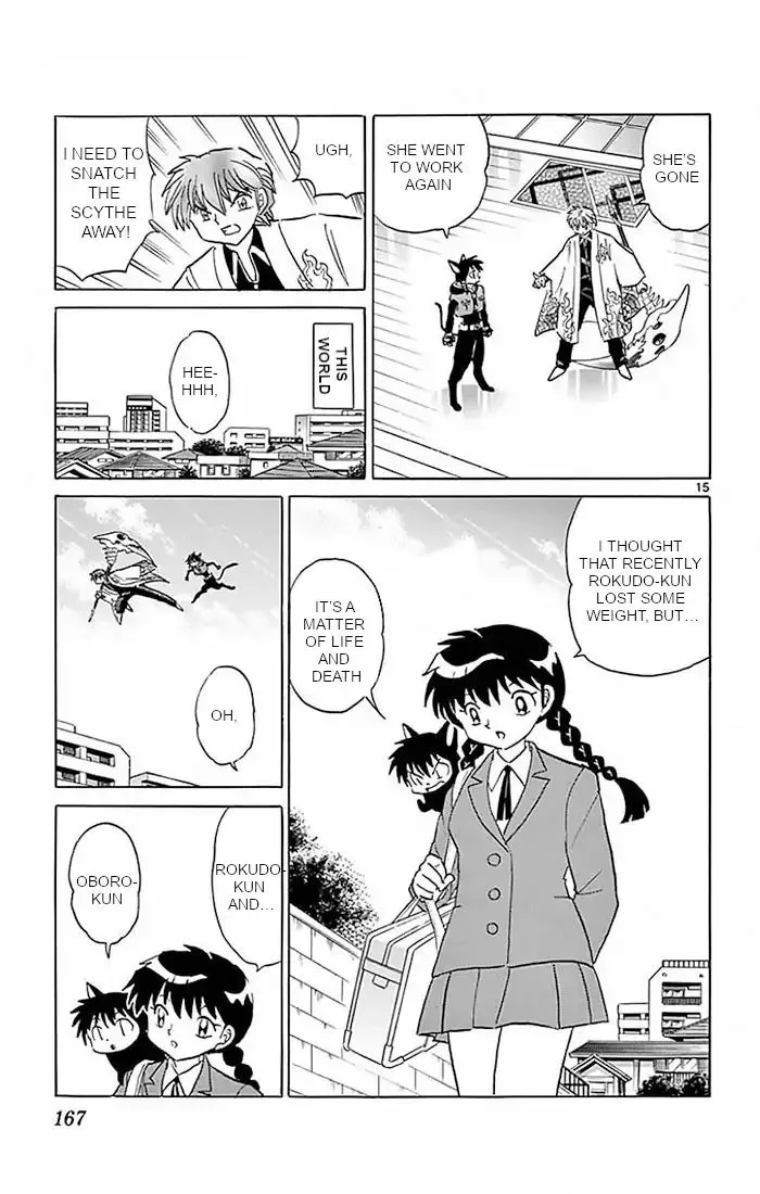 Kyoukai no Rinne Chapter 387 page 15