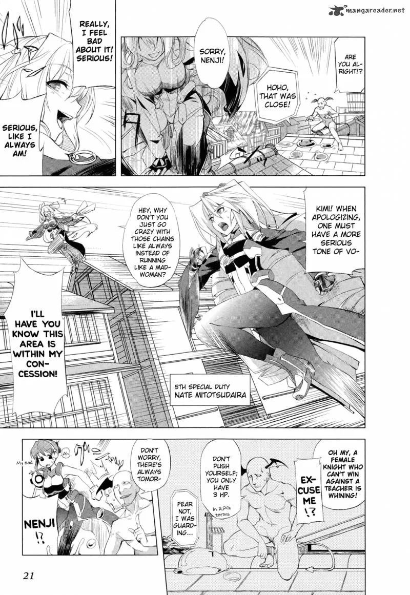 Kyoukai Senjou no Horizon Chapter 1 page 21