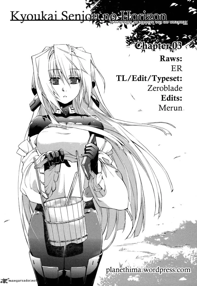 Kyoukai Senjou no Horizon Chapter 3 page 1