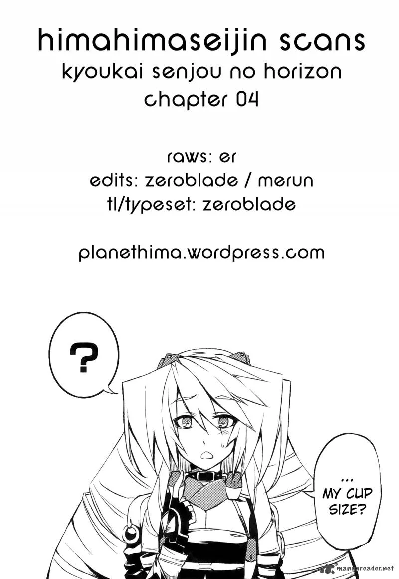 Kyoukai Senjou no Horizon Chapter 4 page 1
