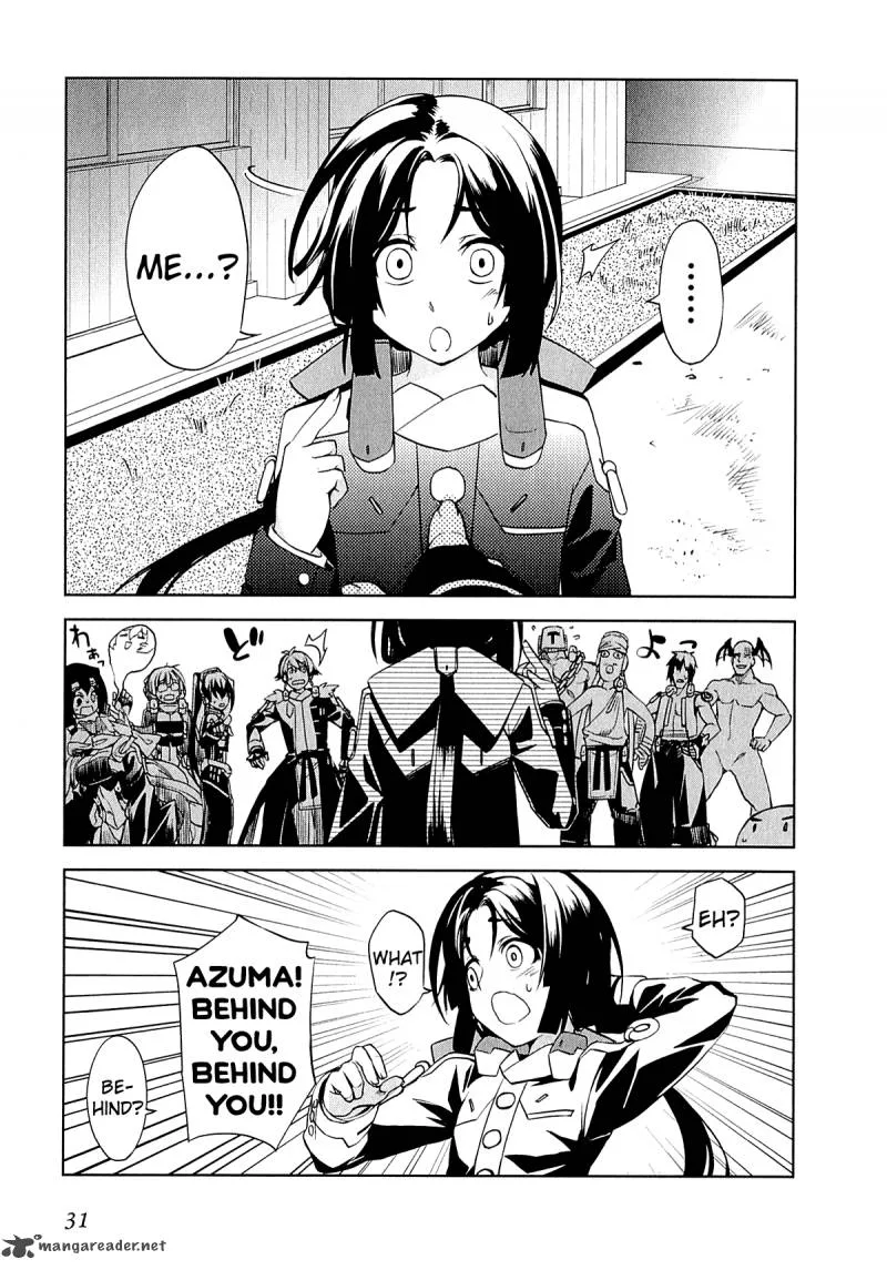 Kyoukai Senjou no Horizon Chapter 7 page 35
