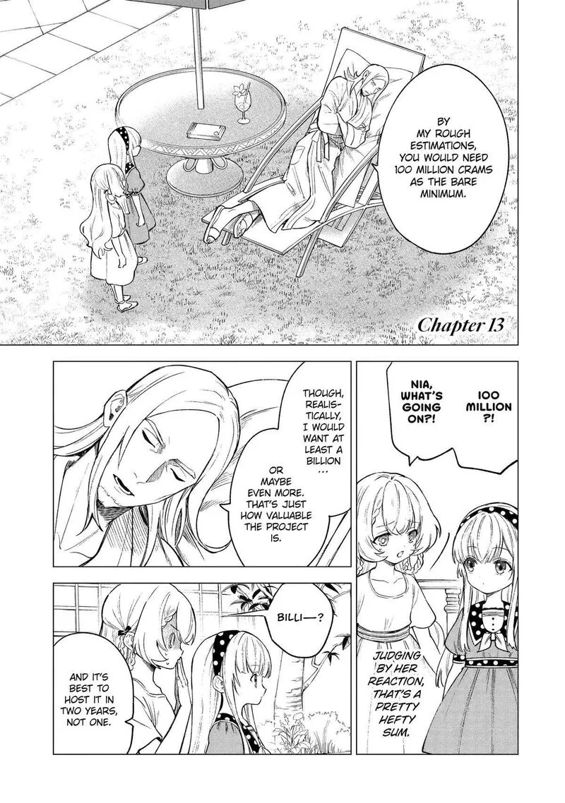 Kyouran Reijou Nia Liston - Byoujaku Reijou ni Tensei shita Kamigoroshi no Bujin no Karei Naru Musouroku Chapter 13 page 1