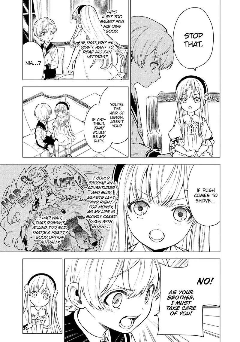 Kyouran Reijou Nia Liston - Byoujaku Reijou ni Tensei shita Kamigoroshi no Bujin no Karei Naru Musouroku Chapter 2 page 7
