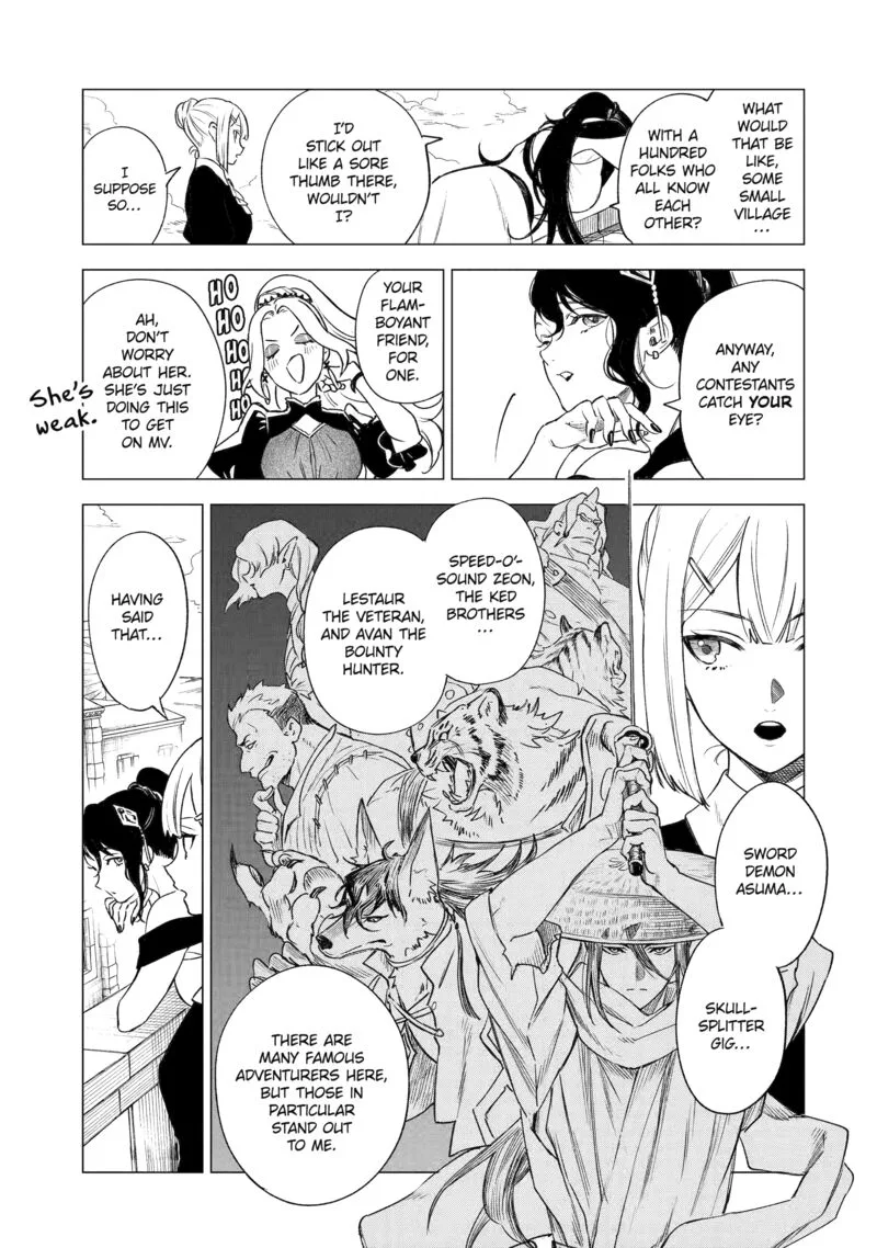 Kyouran Reijou Nia Liston - Byoujaku Reijou ni Tensei shita Kamigoroshi no Bujin no Karei Naru Musouroku Chapter 37 page 15