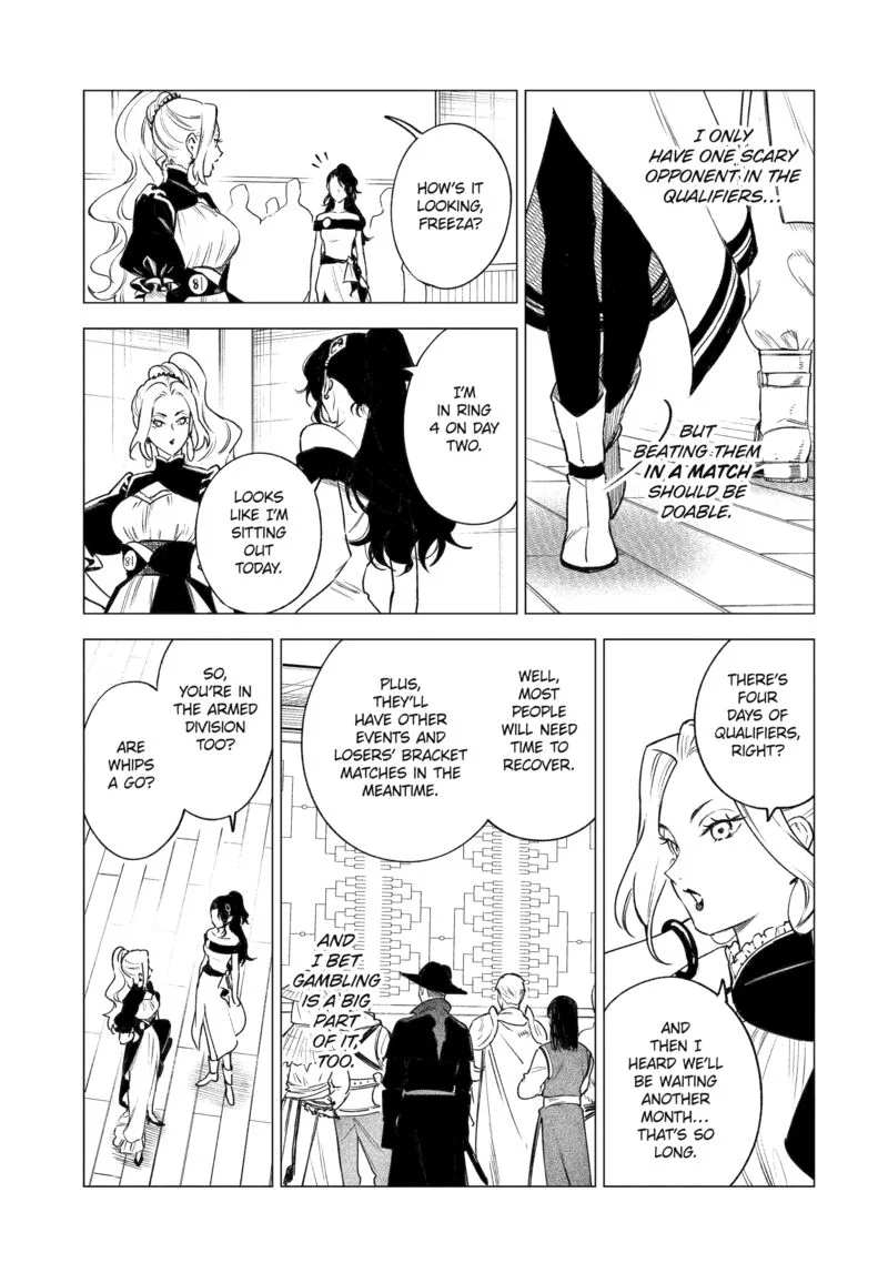 Kyouran Reijou Nia Liston - Byoujaku Reijou ni Tensei shita Kamigoroshi no Bujin no Karei Naru Musouroku Chapter 38 page 3