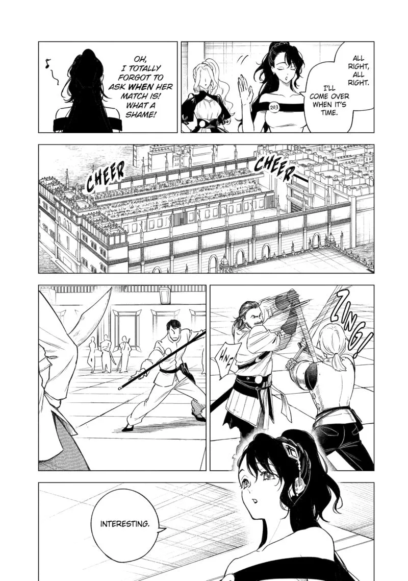 Kyouran Reijou Nia Liston - Byoujaku Reijou ni Tensei shita Kamigoroshi no Bujin no Karei Naru Musouroku Chapter 38 page 5