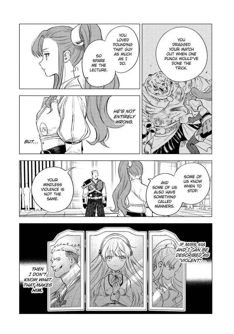 Kyouran Reijou Nia Liston - Byoujaku Reijou ni Tensei shita Kamigoroshi no Bujin no Karei Naru Musouroku Chapter 41.2 page 6