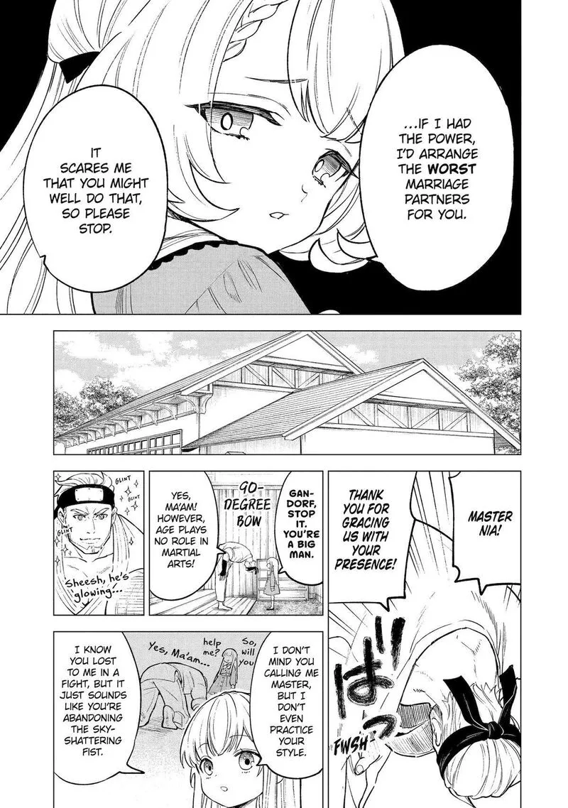 Kyouran Reijou Nia Liston - Byoujaku Reijou ni Tensei shita Kamigoroshi no Bujin no Karei Naru Musouroku Chapter 8 page 9