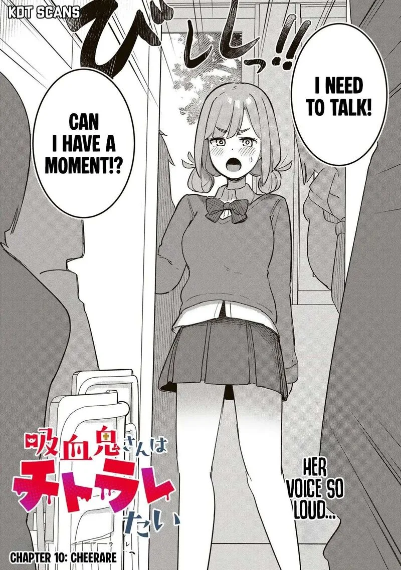 Kyuuketsuki-san wa Chitoraretai Chapter 10 page 3