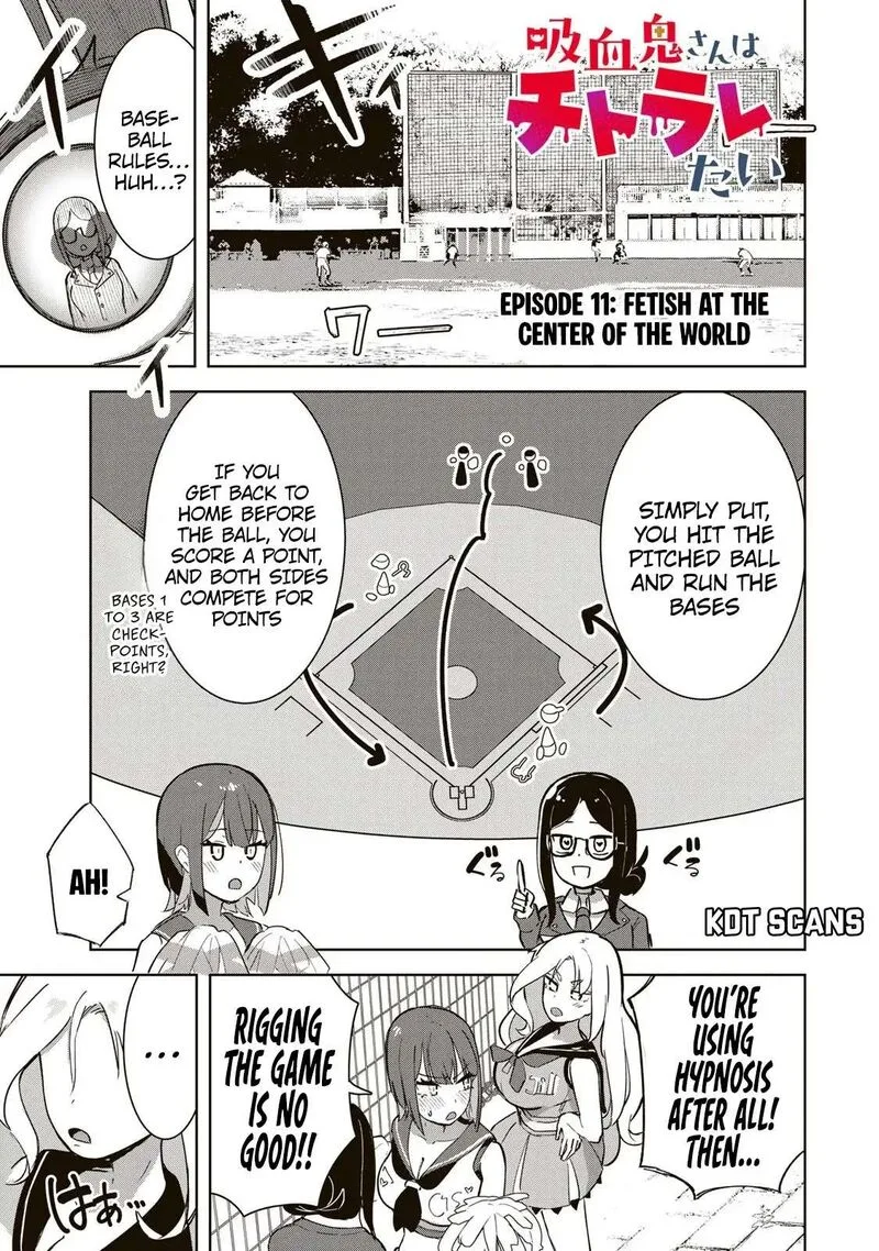 Kyuuketsuki-san wa Chitoraretai Chapter 11 page 2