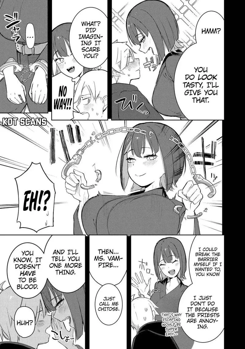 Kyuuketsuki-san wa Chitoraretai Chapter 6 page 14