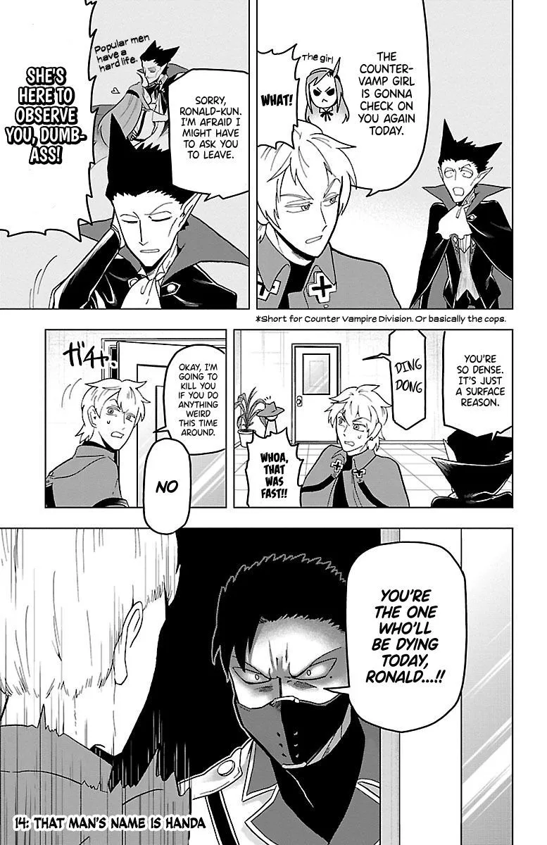 Kyuuketsuki Sugu Shinu Chapter 14 page 1