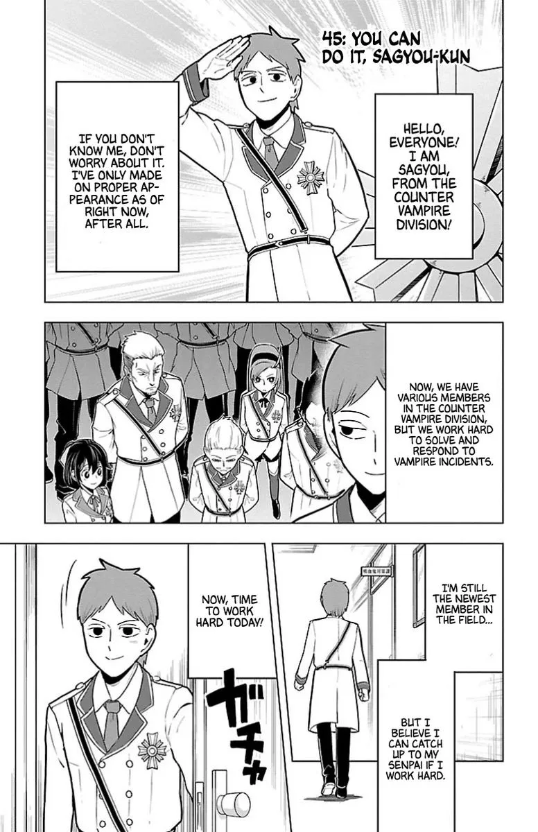 Kyuuketsuki Sugu Shinu Chapter 45 page 1