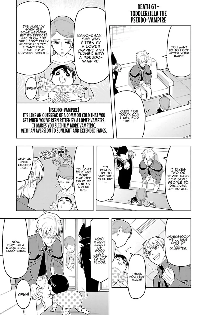 Kyuuketsuki Sugu Shinu Chapter 61 page 1