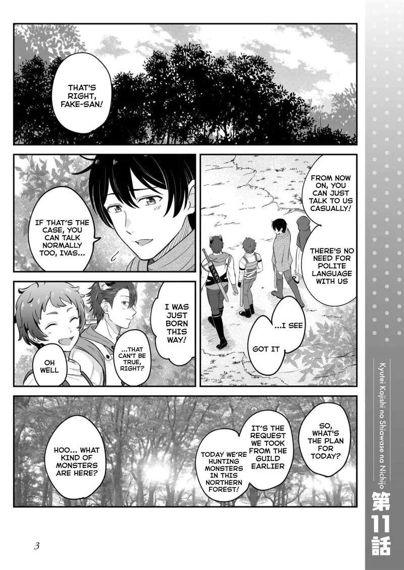 Kyuutei Tanyashi no Shiawase na Nichijou - Black na Shokuba wo Tsuihousareta ga, Ringoku de Koushaku Reijou ni Dekiaisare Nagara White na Seikatsu Okurimasu Chapter 11 page 5