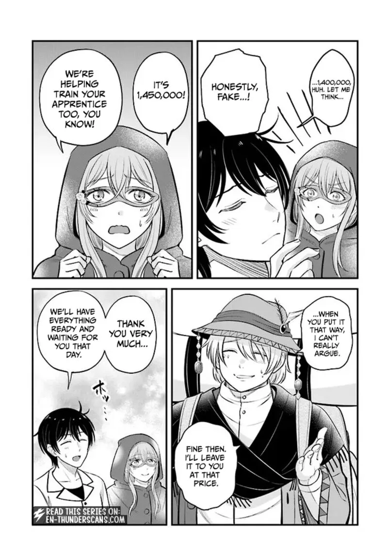 Kyuutei Tanyashi no Shiawase na Nichijou - Black na Shokuba wo Tsuihousareta ga, Ringoku de Koushaku Reijou ni Dekiaisare Nagara White na Seikatsu Okurimasu Chapter 14 page 10